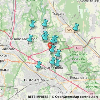 Mappa Via Filippo Turati, 21058 Solbiate Olona VA, Italia (2.76846)
