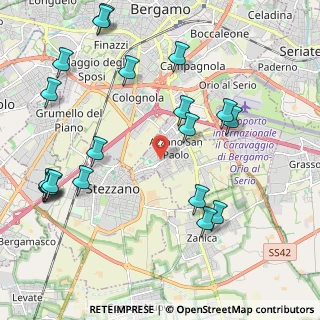 Mappa Via Giovanni XXIII Papa, 24052 Azzano San Paolo BG, Italia (2.5665)