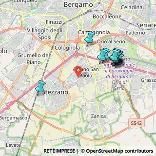 Mappa Via Giovanni XXIII Papa, 24052 Azzano San Paolo BG, Italia (1.99375)