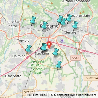 Mappa Via Giovanni XXIII Papa, 24052 Azzano San Paolo BG, Italia (3.48417)