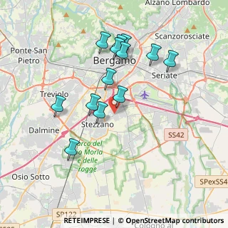 Mappa Via Giovanni XXIII Papa, 24052 Azzano San Paolo BG, Italia (3.49615)