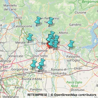Mappa Via Giovanni XXIII Papa, 24052 Azzano San Paolo BG, Italia (9.96714)