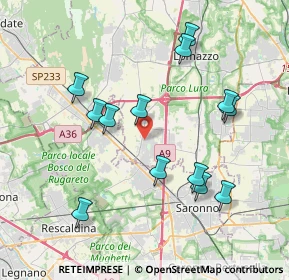 Mappa Via Cristoforo Colombo, 22078 Turate CO, Italia (3.88385)