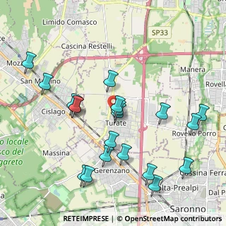 Mappa Via Giuseppe Garibaldi, 22078 Turate CO, Italia (2.149)