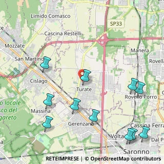 Mappa Via Cristoforo Colombo, 22078 Turate CO, Italia (2.74182)