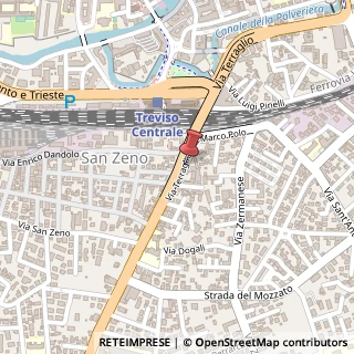 Mappa Strada Terraglio, 21/A, 31100 Treviso, Treviso (Veneto)