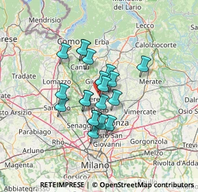 Mappa Via Verdi 80 INGRESSO LATO, 20841 Seregno MB, Italia (9.432)