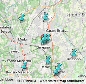 Mappa Via Verdi 80 INGRESSO LATO, 20841 Seregno MB, Italia (3.8775)
