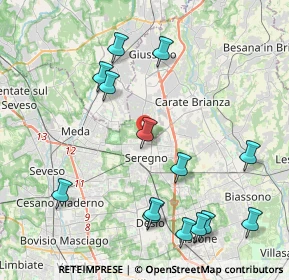 Mappa Via Verdi 80 INGRESSO LATO, 20841 Seregno MB, Italia (4.68643)