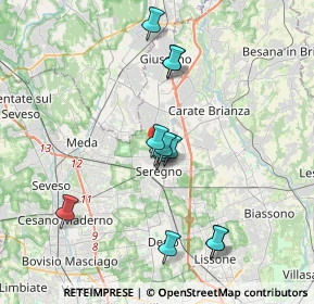 Mappa Via Verdi 80 INGRESSO LATO, 20841 Seregno MB, Italia (3.31583)