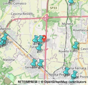 Mappa Via Salvo D'Acquisto, 22078 Turate CO, Italia (3)