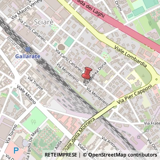Mappa Via Andrea Doria, 3, 21013 Gallarate, Varese (Lombardia)