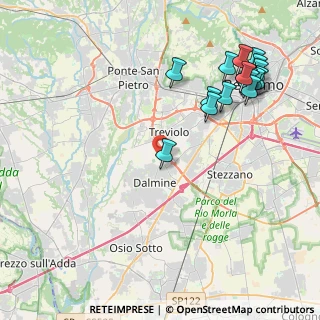 Mappa Via Tito Speri, 24044 Dalmine BG, Italia (4.96294)