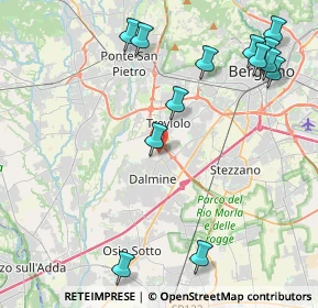 Mappa Via Tito Speri, 24044 Dalmine BG, Italia (5.15077)