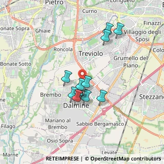 Mappa Via Tito Speri, 24044 Dalmine BG, Italia (1.42083)