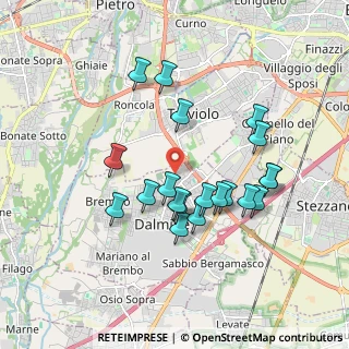 Mappa Via Tito Speri, 24044 Dalmine BG, Italia (1.674)