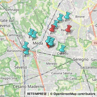 Mappa Via XXIV Maggio, 20821 Meda MB, Italia (1.52)