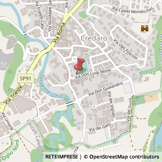 Mappa Via Don Luigi Monti, 3, 24060 Credaro, Bergamo (Lombardia)