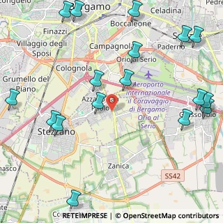 Mappa Via Antonio Meucci, 24052 Azzano San Paolo BG, Italia (2.88765)