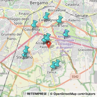 Mappa Via Antonio Meucci, 24052 Azzano San Paolo BG, Italia (1.68909)