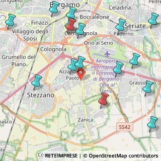 Mappa Via Antonio Meucci, 24052 Azzano San Paolo BG, Italia (2.80375)
