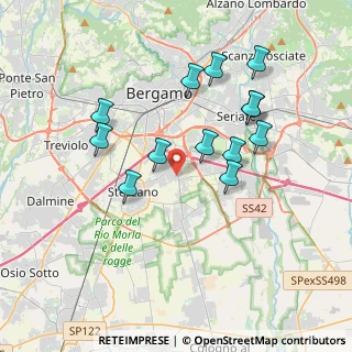 Mappa Via Antonio Meucci, 24052 Azzano San Paolo BG, Italia (3.50154)