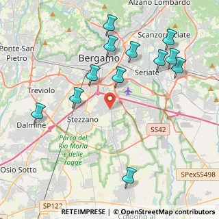 Mappa Via Antonio Meucci, 24052 Azzano San Paolo BG, Italia (4.60083)