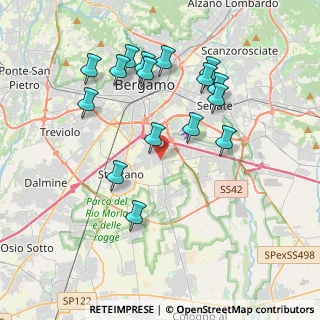 Mappa Via Antonio Meucci, 24052 Azzano San Paolo BG, Italia (3.85063)