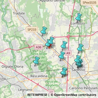 Mappa 21040 Cislago VA, Italia (4.205)