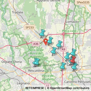 Mappa 21040 Cislago VA, Italia (4.27833)