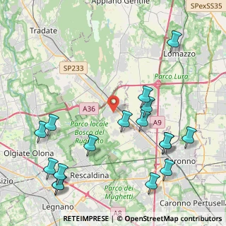 Mappa 21040 Cislago VA, Italia (5.22235)