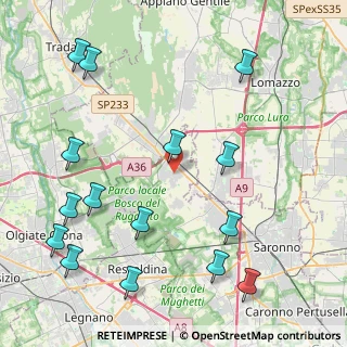 Mappa 21040 Cislago VA, Italia (5.35133)