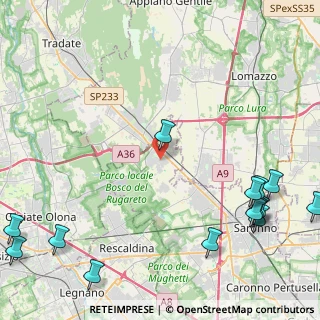Mappa 21040 Cislago VA, Italia (6.54929)