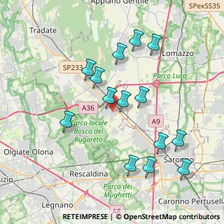Mappa 21040 Cislago VA, Italia (3.92)
