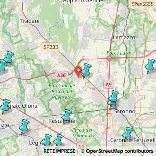 Mappa 21040 Cislago VA, Italia (7.12231)