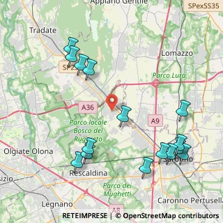 Mappa 21040 Cislago VA, Italia (4.90933)