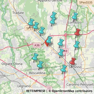 Mappa 21040 Cislago VA, Italia (4.10467)