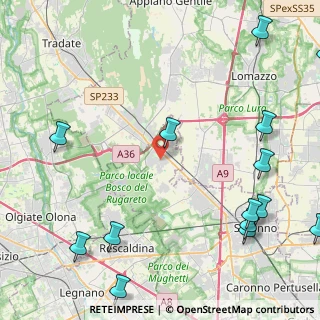 Mappa 21040 Cislago VA, Italia (6.43)