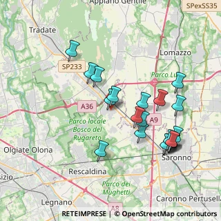Mappa 21040 Cislago VA, Italia (3.875)
