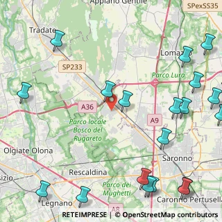 Mappa 21040 Cislago VA, Italia (6.566)
