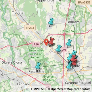 Mappa 21040 Cislago VA, Italia (4.6435)