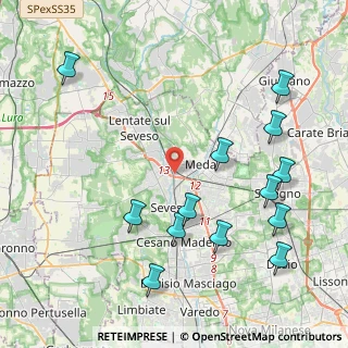 Mappa Via Luigi Capuana, 20030 Barlassina MB, Italia (4.87769)