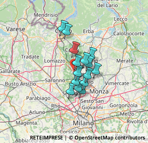 Mappa Via Luigi Capuana, 20825 Barlassina MB, Italia (8.084)