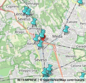 Mappa Via Luigi Capuana, 20825 Barlassina MB, Italia (2.6175)