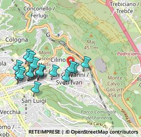 Mappa Via Brandesia, 34128 Trieste TS, Italia (1.019)