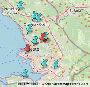 Mappa Via Brandesia, 34128 Trieste TS, Italia (3.67667)