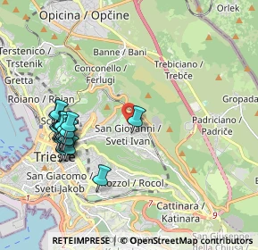 Mappa Via Brandesia, 34128 Trieste TS, Italia (2.1125)