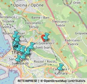 Mappa Via Brandesia, 34128 Trieste TS, Italia (2.37471)