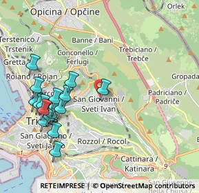 Mappa Via Brandesia, 34128 Trieste TS, Italia (2.19059)