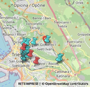 Mappa Via Brandesia, 34128 Trieste TS, Italia (1.97471)